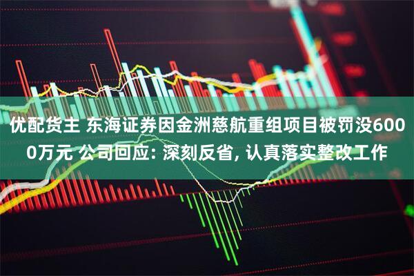 优配货主 东海证券因金洲慈航重组项目被罚没6000万元 公司回应: 深刻反省, 认真落实整改工作