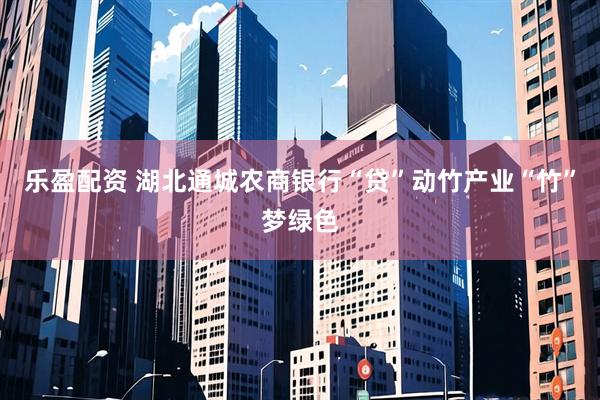 乐盈配资 湖北通城农商银行“贷”动竹产业“竹”梦绿色