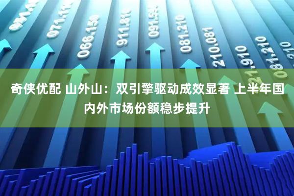奇侠优配 山外山：双引擎驱动成效显著 上半年国内外市场份额稳步提升